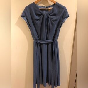 Gal Meets Glam Blue Bow Dress